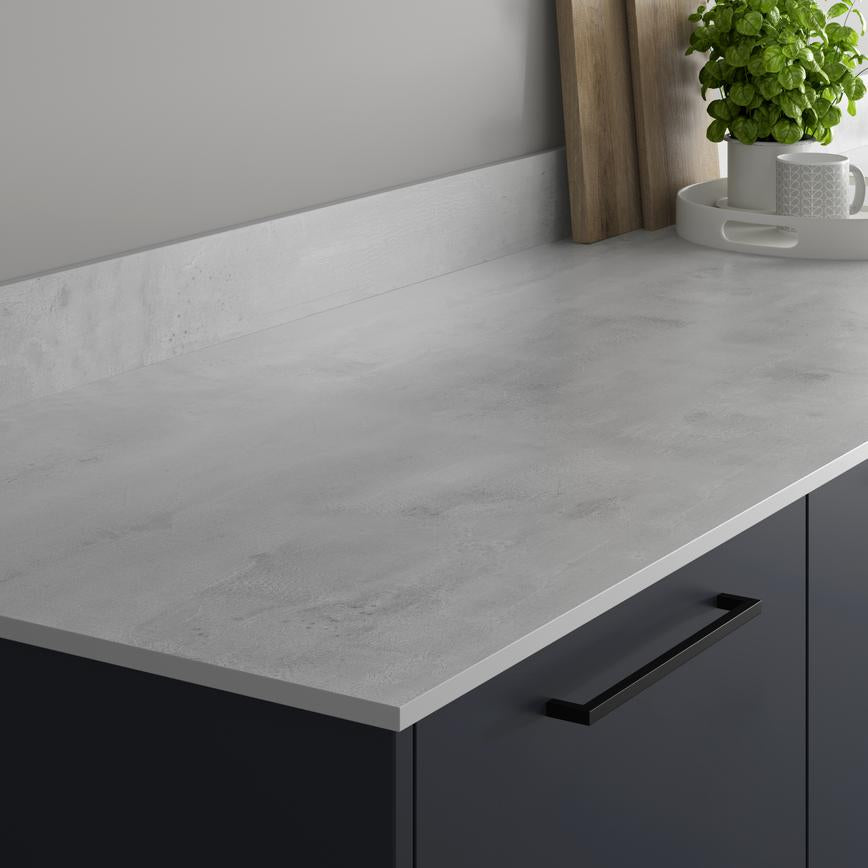 3m x 12mm Square Edge Urban Concrete Effect Compact Laminate Worktop