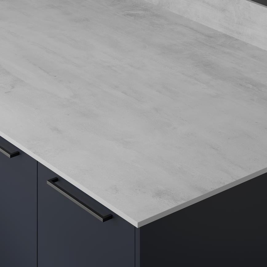 3m x 12mm Square Edge Urban Concrete Effect Compact Laminate Worktop