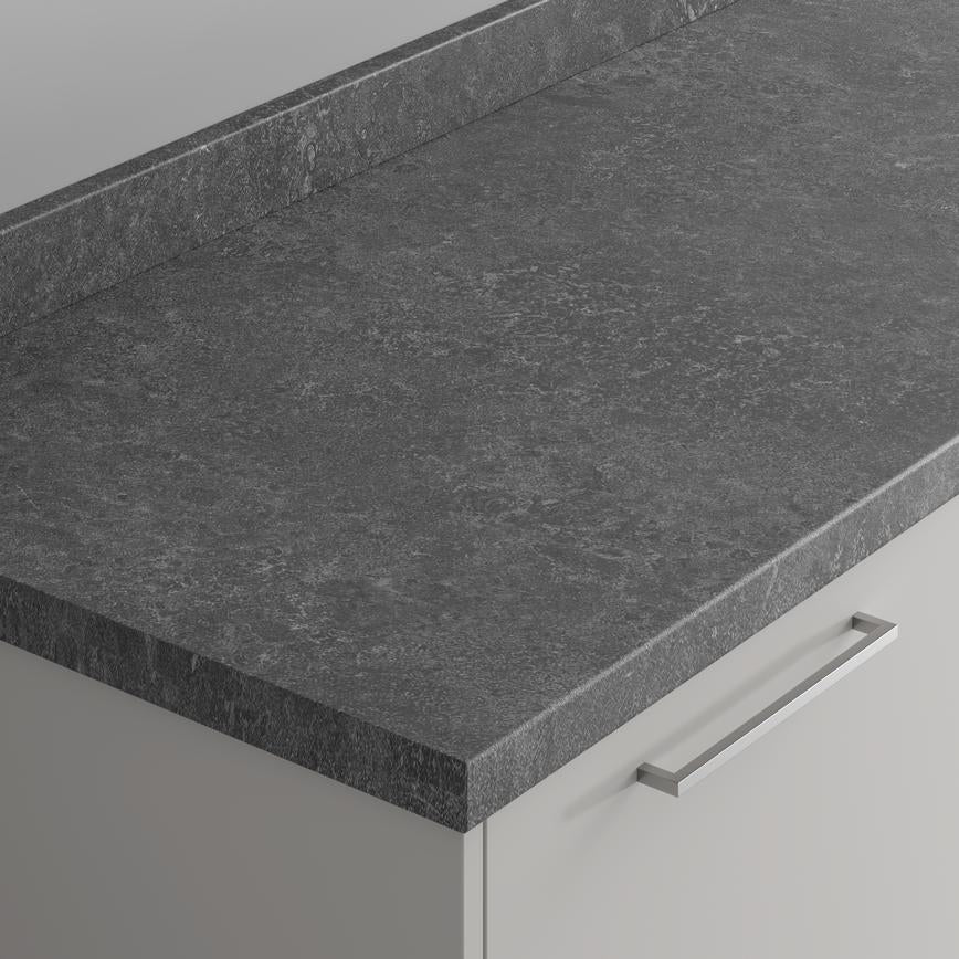 Howdens 3.6m x 38mm Bullnose Onyx Blackstone Effect Laminate Worktop
