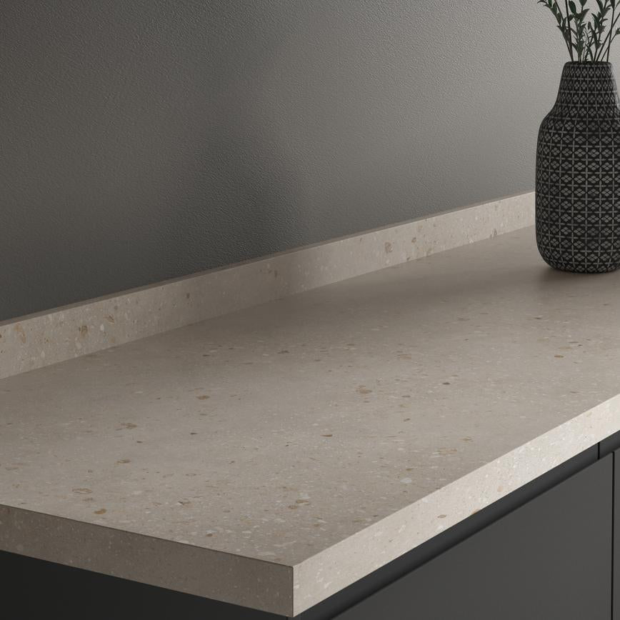 3m x 19mm Speckled Stone Effect Laminate Upstand