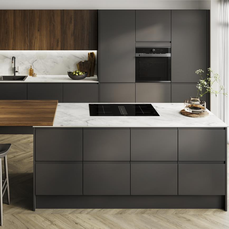 3m x 12.5mm Square Edge Glacier Marble Effect Compact Laminate Worktop