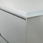 3m x 19mm White Mirror Chip Laminate Upstand