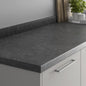 3m x 19mm Onyx Blackstone Effect Laminate Upstand