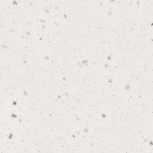 Howdens 3m x 38mm Square Edge White Sparkle Quartz Effect Laminate Worktop