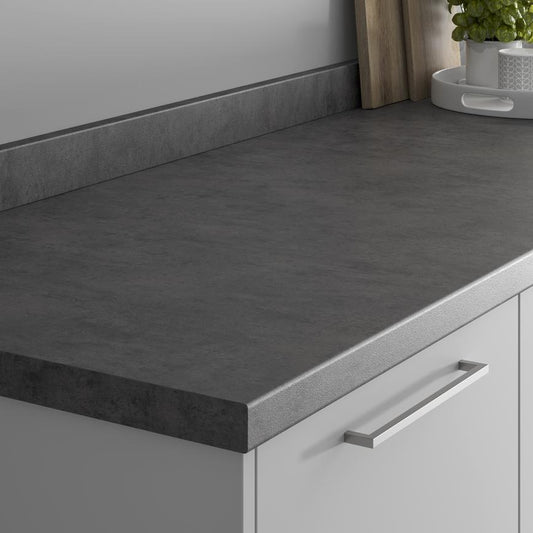3m x 19mm Pure Slate Effect Laminate Upstand